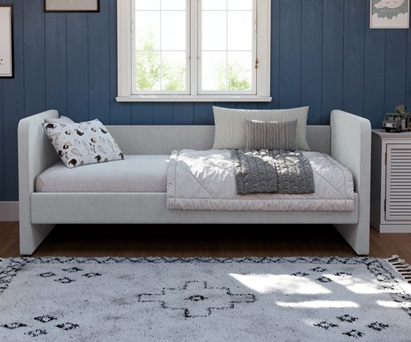 Детская мягкая кровать-трансформер Кидо 1+1 Мюнгер Софт, цвет Жакард Аляска 08, размер 80х200