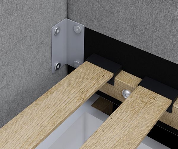 Детская мягкая кровать-трансформер Кидо 1+1 Мюнгер Софт, цвет Жакард Аляска 08, размер 80х200 - фото 7