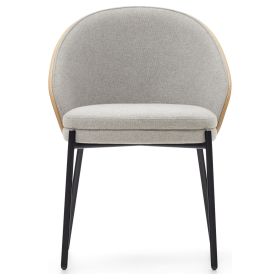 Elba Стілець обідній, Moon salt and black legs (13854)