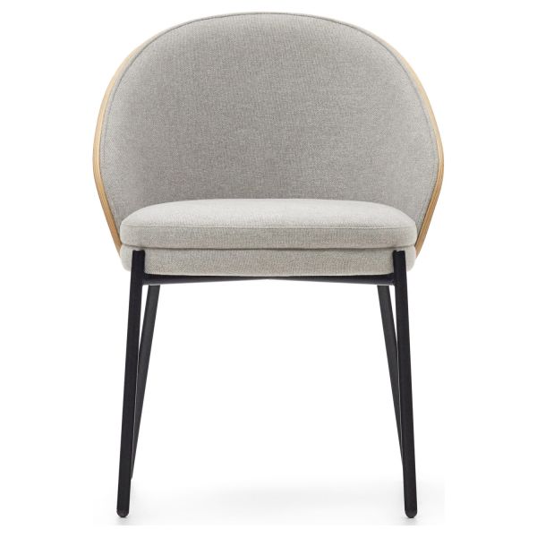 Elba Стілець обідній, Moon salt and black legs (13854)