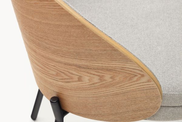 Elba Стілець обідній, Moon salt and black legs (13854) - фото 7