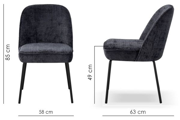 Jovi Стілець обідній, Stone orchid charm (13831) - фото 6