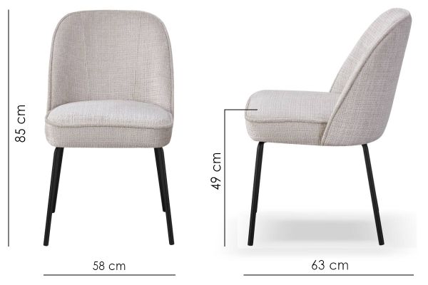 Jovi Стул обеденный, Vanilla charm (13830) - фото 6