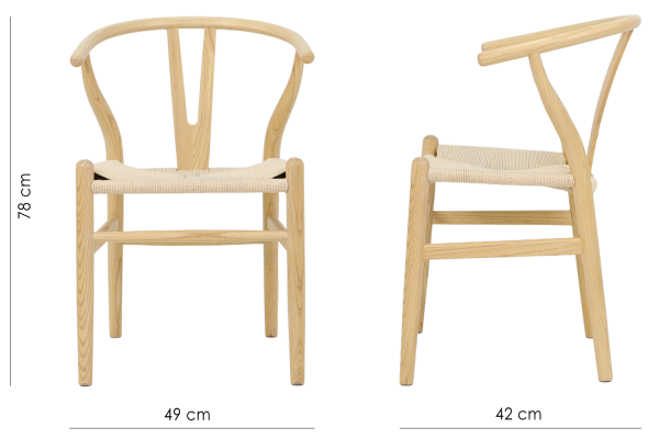 Skyfall Стул обеденный, Natural wood (13954) - фото 8