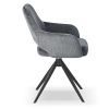 Rouse Стул обеденный с подлокотниками, поворотный 360° Charcoal chic (13826) - фото 3