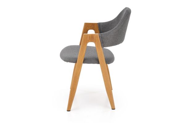 Milo Cтілець обідній з підлокітниками, Ash grey (13814) - фото 3