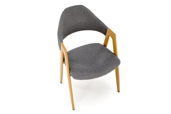 Milo Cтілець обідній з підлокітниками, Ash grey (13814) - фото 6