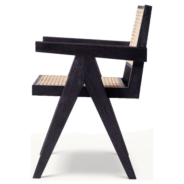 Luxe Стул обеденный с подлокотниками, Black wood (13958) - фото 3