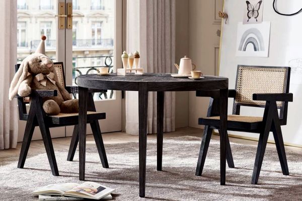 Luxe Стул обеденный с подлокотниками, Black wood (13958) - фото 5