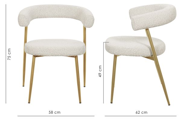 Freedom Стілець обідній, Swan feather bronze base (16105) - фото 8