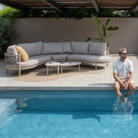 Модульний округлий диван Piacenza Latte