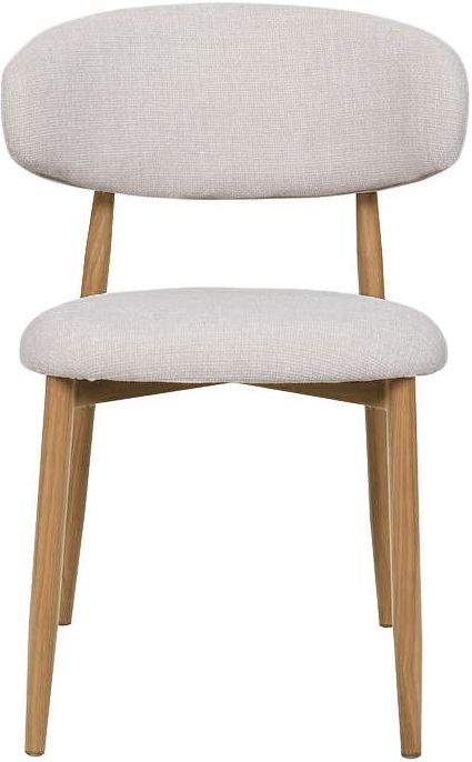 Mist Стул обеденный, Marble linen nature wood base (13998)