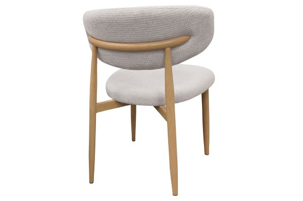 Mist Стул обеденный, Marble linen nature wood base (13998) - фото 3