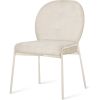 Paoline Стул обеденный, Cream silk and light grey legs (13856) - фото 2