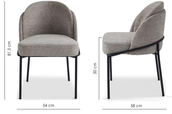 Split Стул обеденный, Pitch chic black base (16204) - фото 6