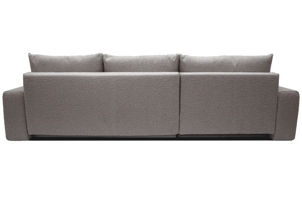 VOLTURNO Диван кутовий Taupe boucle 4-місний з правим шезлонгом (13451) - фото 11