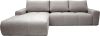 VOLTURNO Диван кутовий Taupe boucle 4-місний з лівим шезлонгом (13452)