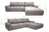 VOLTURNO Диван кутовий Taupe boucle 4-місний з лівим шезлонгом (13452) - фото 7