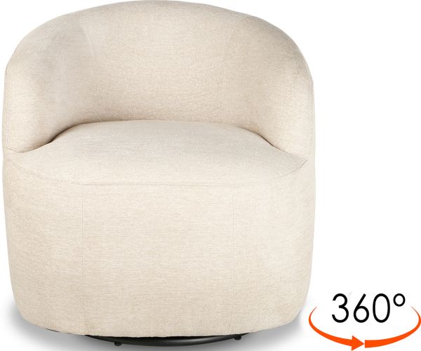 Lola Крісло, поворотне 360° Wheat relief (13975)