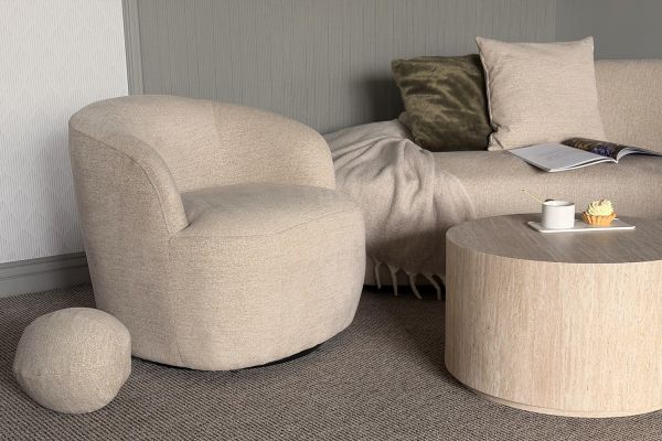 Lola Крісло, поворотне 360° Wheat relief (13975) - фото 7