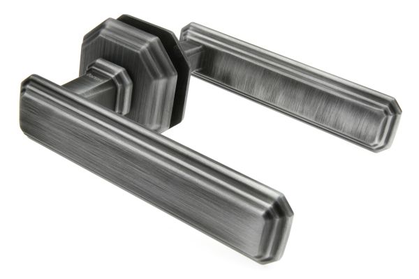 Дверная ручка Forme Themis 217R P53 олово матовое - фото 4