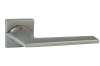 Дверная ручка ILAVIO 2406 на квадратной розетке, титан