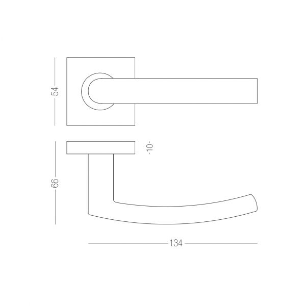Дверная ручка MVM ARCO S-1101 BLACK - фото 3