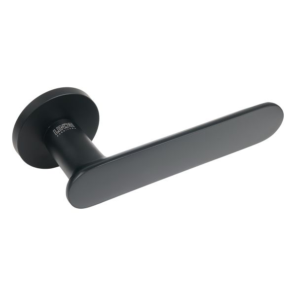 Дверна ручка Linde A-2030 BLACK - фото 2