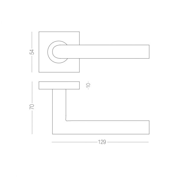 Дверная ручка MVM PLAZA S-1135 SS - фото 3