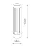 Вуличний світильник Nowodvorski 9508 Tepic LED 1x9W 3000K 395Lm IP54 чорний - фото 3