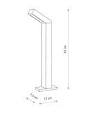 Вуличний світильник Nowodvorski 4448 Lhotse LED 1x9W 3000K 169Lm IP54 графітовий - фото 4