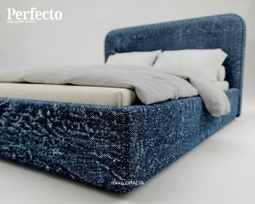 1. NEW. Ліжко GRACIA JEANS, двоспальне, з підйомним механізмом