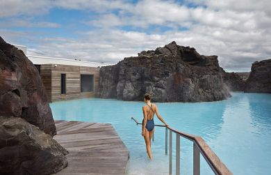 Дизайн термального эко-курорта из лавы в Исландии