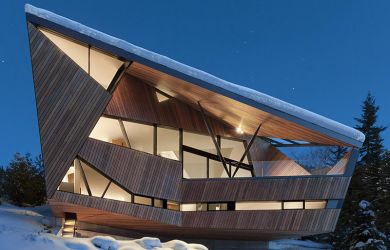 Прогресс в архитектуре - футуристическое шале в Канаде