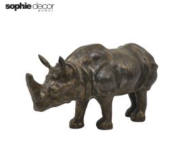 Статуэтка RHINO диам.53x22x24 см, античная бронза