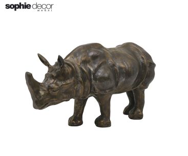 Статуетка RHINO діам 53x22x24 см антична бронза