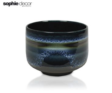 Ваза для квітів Blue Reactive Collection D 530 вис 15 см діам 20 см