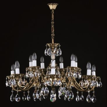 Латунная люстра VIKTORIE XVI. brass antique