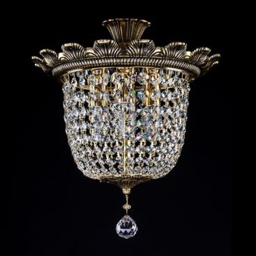 Кришталева люстра ARTEMIS II brass antique