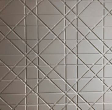 Гипсовая 3D панель Led line
