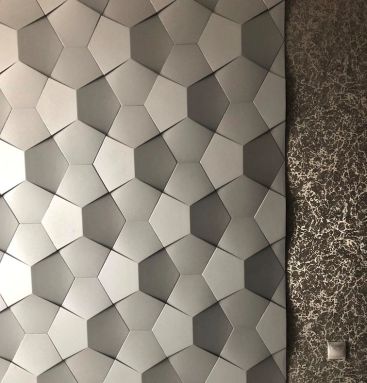 Гипсовая 3D панель РОМБ
