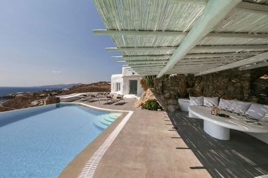 Греческий дизайн на примере стилистики роскошных вилл на острове Миконос