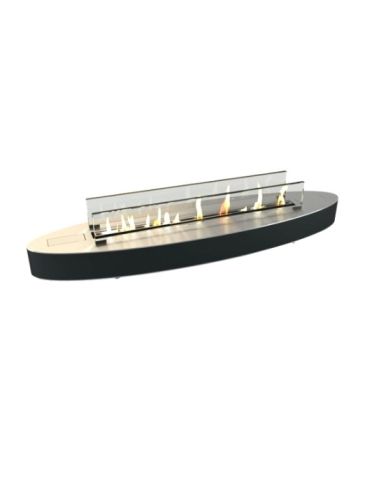 АВТОМАТИЧЕСКИЙ БИОКАМИН DECOFLAME DENVER ELLIPSE E-RIBBON FIRE