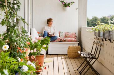 Квітучий сад на своєму балконі - цікаві рішення