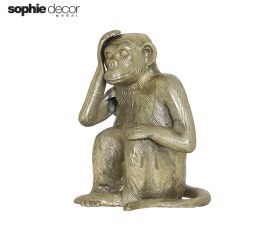 Статуэтка MONKEY 21x18x27 см, античная бронза