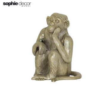 Статуэтка MONKEY 21x18x26 см античная бронза