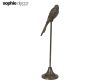 Статуэтка PARROT 15x14x59 см, античная бронза