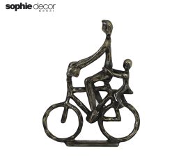 Статуэтка CYCLIST 24x6x30 см, античная бронза