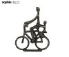 Статуэтка CYCLIST 24x6x30 см, античная бронза