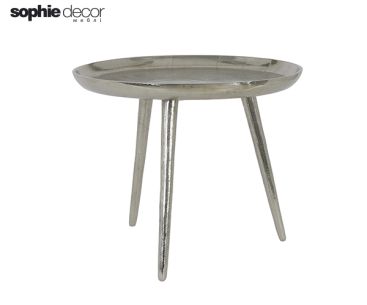 Столик PINULA 51x46x34 см античный никель